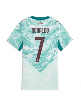 Portugal Cristiano Ronaldo #7 Replika Borta Kläder Dam VM 2026 Kortärmad